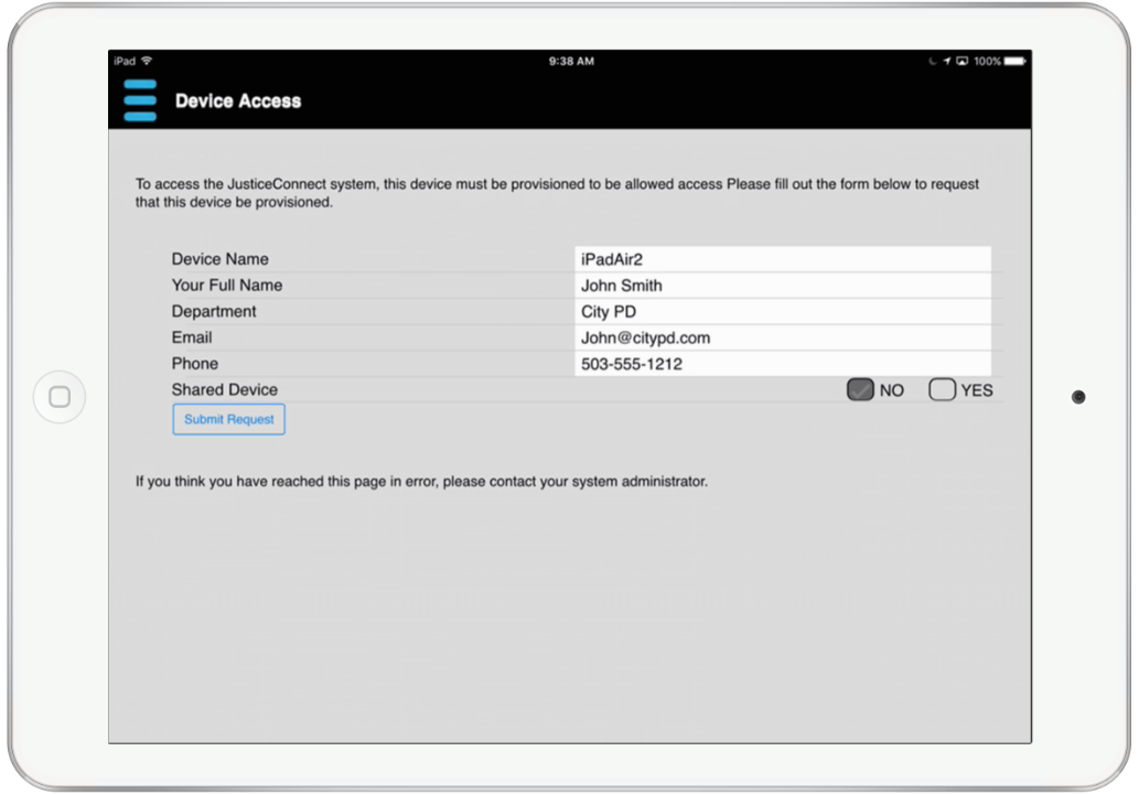 CMI Software Public Safety Solutions Device Provisioning